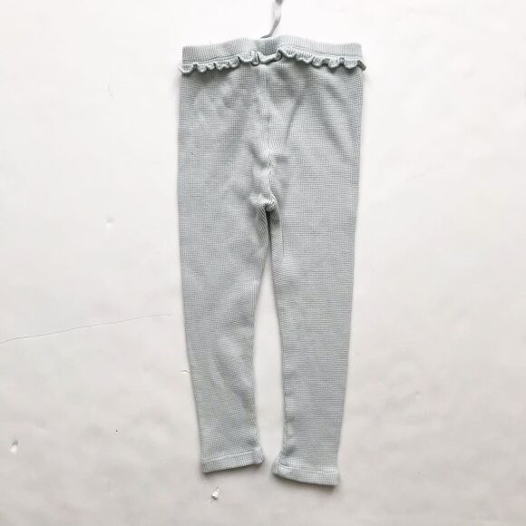 Zara green waffle leggings  EUC 3-4T - Picture 5 of 5
